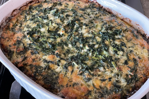 Spinach and Cheese Casserole