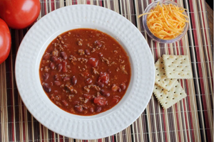 Crock pot chili with beans