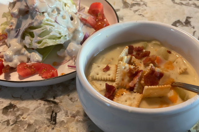 Potato cheese soup