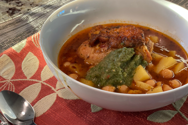 Chicken and Chickpea Stew