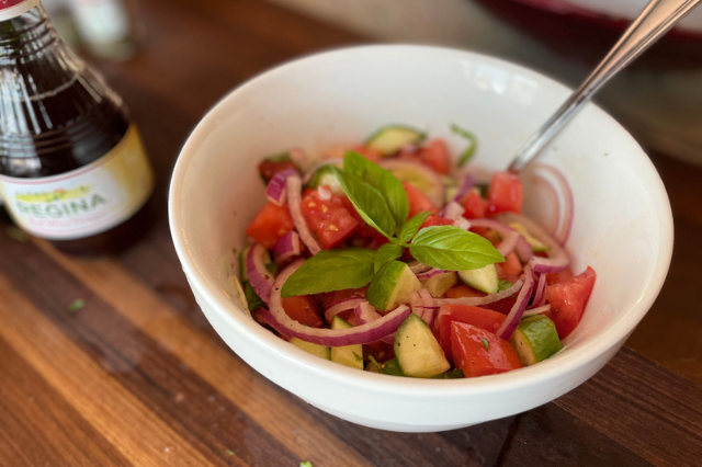 Cucumber Tomato Onion Salad