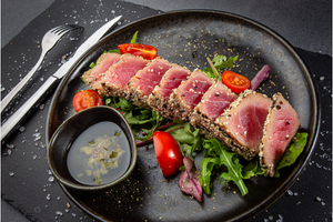 Seared Ahi Tuna and Arugula
