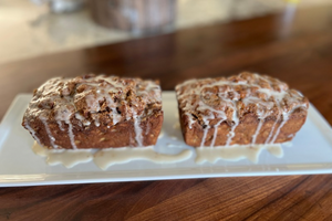 Banana Bread with Nut Topping