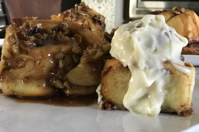 Cinnamon Rolls with Cream Cheese Frosting