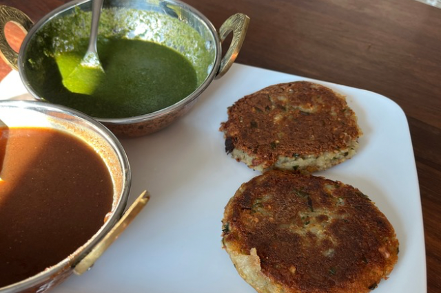 Green Coriander-Mint chutney