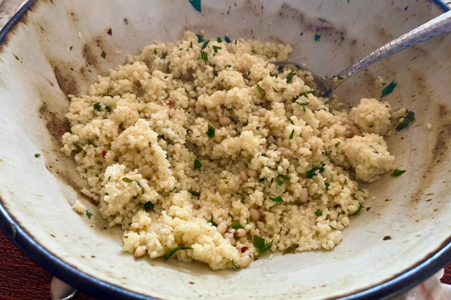 Couscous with Lemon and Pine Nuts