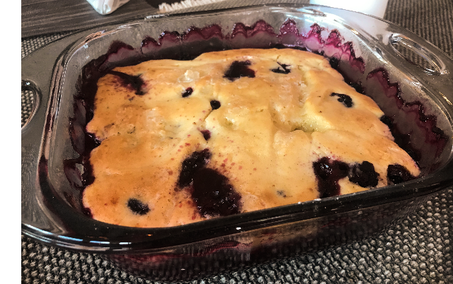 Blueberry Pudding Cake