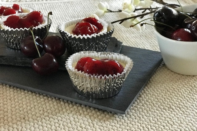 Mini Cherry Cheesecakes