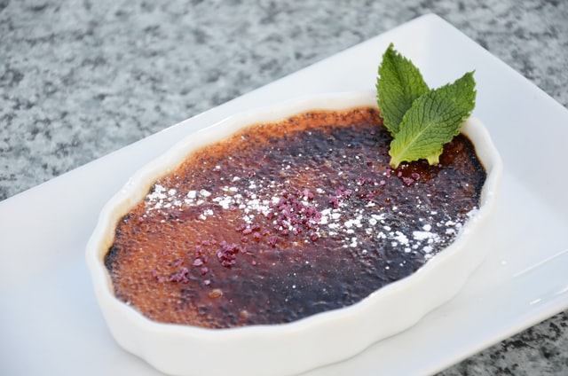 Raspberry Creme Brulee