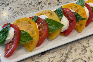 Tomato, Mozzarella Salad with Basil